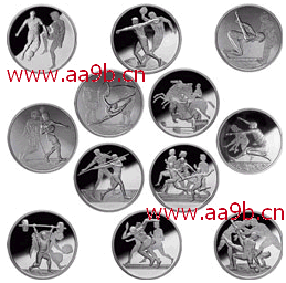 雅典奥运纪念币图片